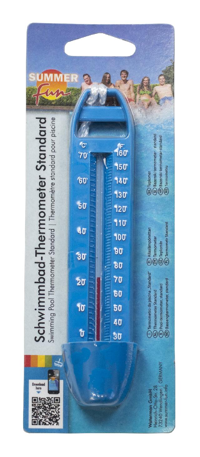 dutje Wijzer metalen Zwembad thermometer